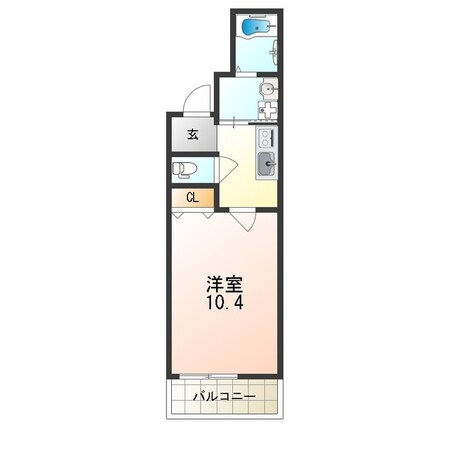 布施駅 徒歩8分 3階の物件間取画像